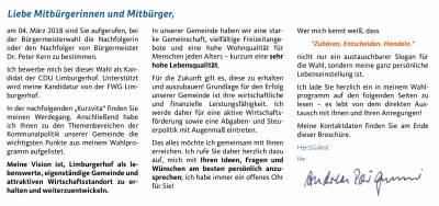 Wahlprogramm - 