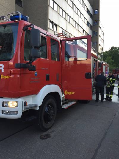 Gemeinsame bung unserer Feuerwehr mit der BASF-Werkfeuerwehr - 